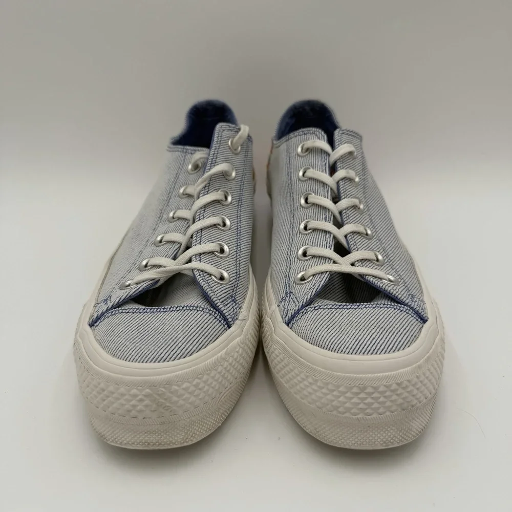 Converse Chuck Taylor All Star Lift Low Top Rainbow Ozone Sneakers Womens 9.5